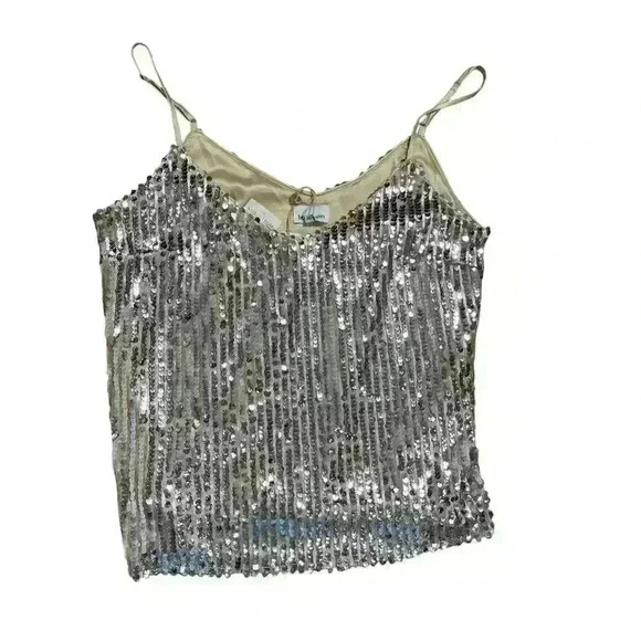 Heartloom Holden Sequin Cami Tank Top Size Large - Picture 5 of 11